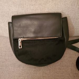 Black cross body purse